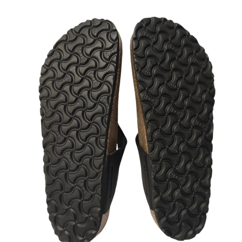 Birkenstock Gizeh Men's Black Buckle Sandals 9 - Picture 6 of 15